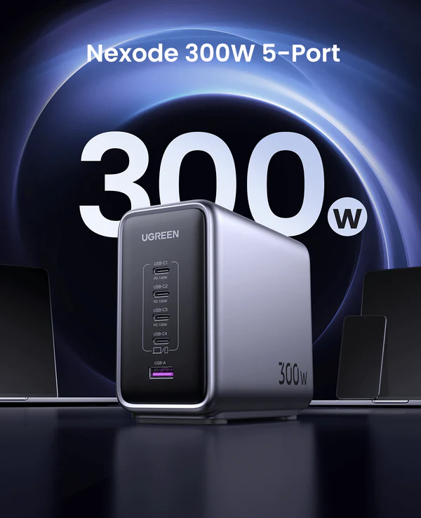 300W FAST CHARGER SPACE GREY